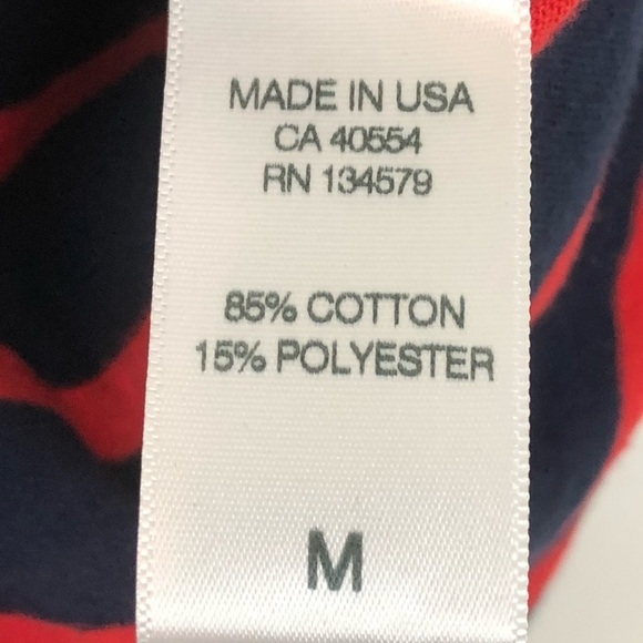 SOULCYCLE Navy Red Racerback Striped Tank Top - Picture 4 of 5